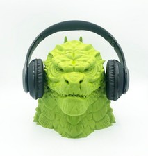 Godzilla Headphone Head - 3D Printed Headphone Stand Bust