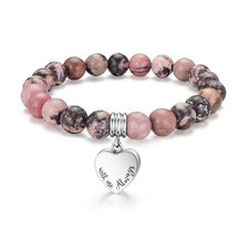 Cremation Jewelry Urn Bracelet for Ashes Memorial Heart Ashes Keepsake Cremat...