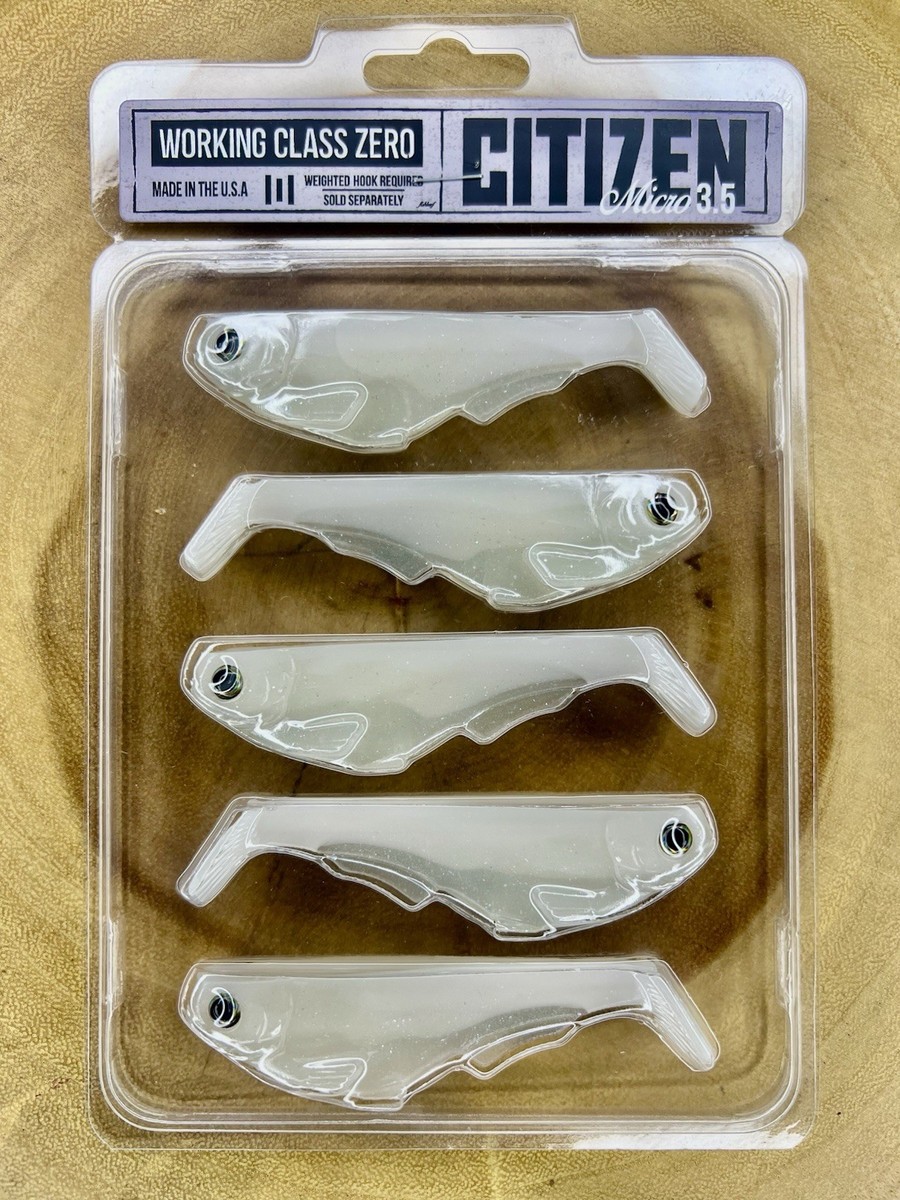 Working Class Zero Citizen Micro 3.5 Swimbaits, WCZ, Bass, Free