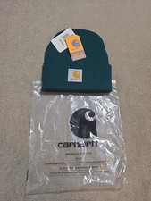 NEW Carhartt- Knit Cuffed Beanie, Green, Adult One Size NWT