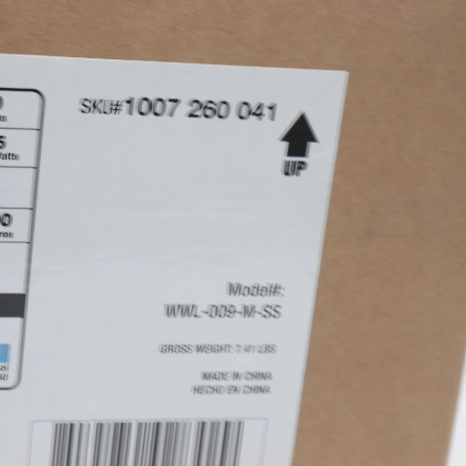 Hampton Bay Lindley Moderno 1 Luz LED Exterior Linterna Aplique 12.38" Foto 2 de 4