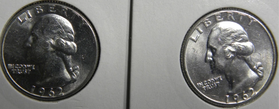 1962-P WASHINGTON SILVER QUARTERS 90% SILVER LOT OF 5-90% SILVER BU COINS - Image 2 of 4