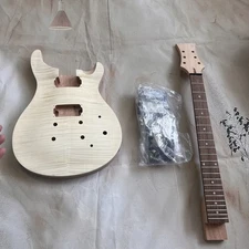 US Warehouse Unfinished DIY PRS Kit  electric guitar  Rosewood fingerboard