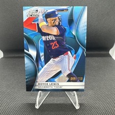 2025 Topps Chrome Black #23 Royce Lewis Blue Lava Refractor #/150