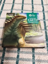 2020 Royal Mint Dinosauria Hylaeosaurus UK 50p Silver Proof Colour Coin