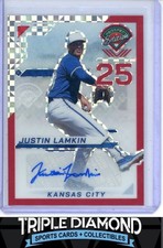 2025 Panini Prospect Edition Justin Lamkin Auto Red Power #56/99 AC400