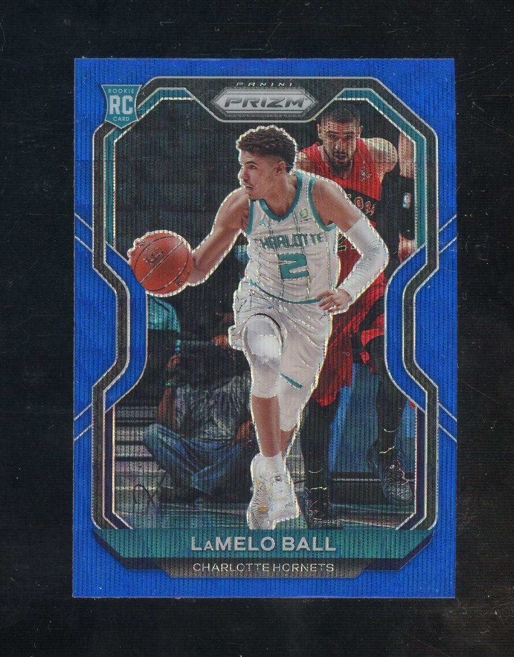 2020-21 Panini Prizm LaMelo Ball Hornets RC Rookie Blue Wave #278 ROY