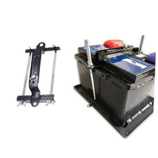 Car Battery Hold Down Kit, Adjustable Battery Crossbar with J Bolt, Universal