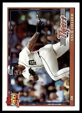 1991 Topps Cecil Fielder Detroit Tigers #720