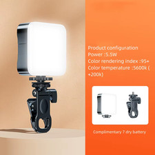 Mini Portable Fill Light LED Video Light Photography Lighting Cell Phone Selfie