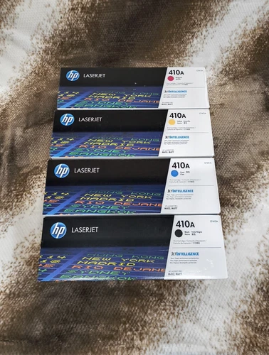 New HP LaserJet 410A Toner Cartridge Set (4-PACK) Black, Cyan, Magenta, Yellow