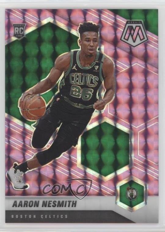 2020-21 Panini Mosaic Purple Prizm 32/49 Aaron Nesmith #227 Rookie RC 0ey4