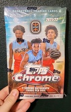2021/22 Topps Chrome OTE Basketball Hobby  2 chrome AUTOGRAPHS 18 Packs SEALED