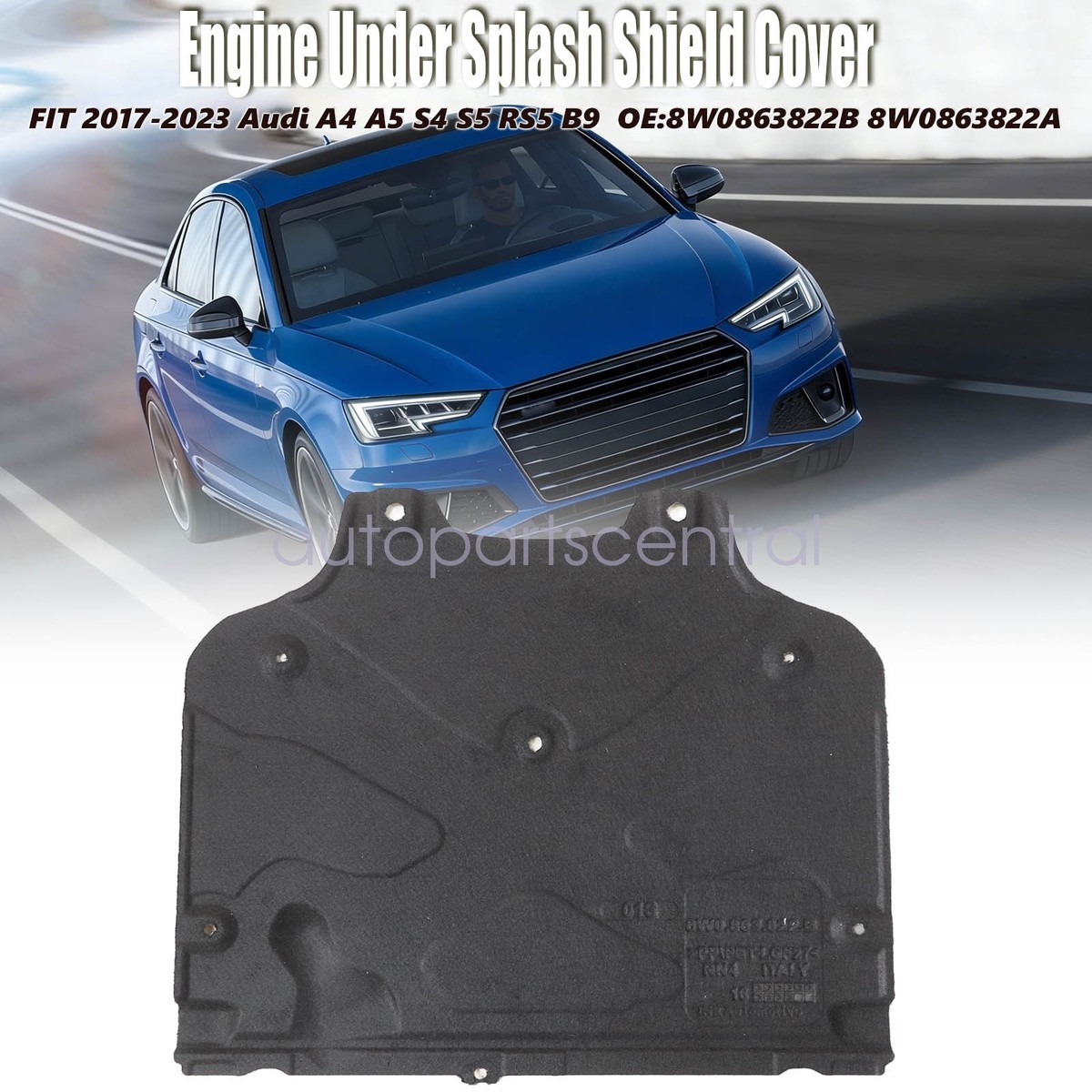 Engine Under Splash Shield Cover Fit 2017-23 Audi A4 A5 S4 S5 RS5