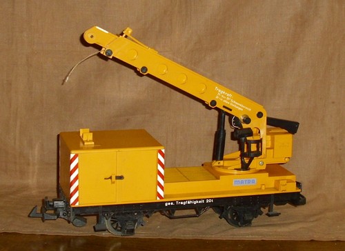 Lehmann LGB-4042-Kranwagen Matra-ovp-Spur  G- noch guter Zustand | Condition: Gebraucht