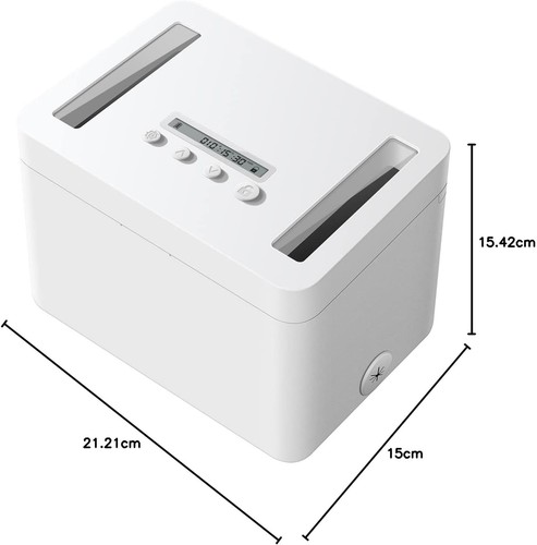 Metal Timer Lock Box with Child Lock and LED Display, Self-Control Time Locking - Afbeelding 2 van 8