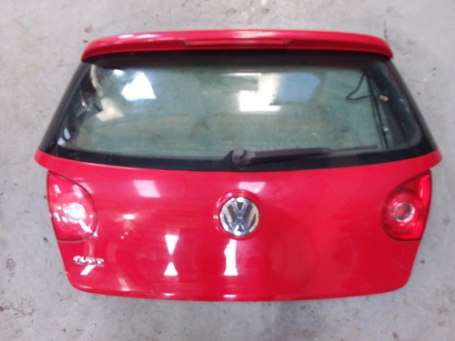 VOLKSWAGEN GOLF BOOTLID/TAILGATE TAILGATE, GEN 6, HATCH, SPOILERED TYPE, 10/08-0