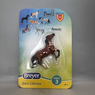 Breyer Stablemate Bay Mini Semi Rearing Stallion Brumby Series 3 New On Card