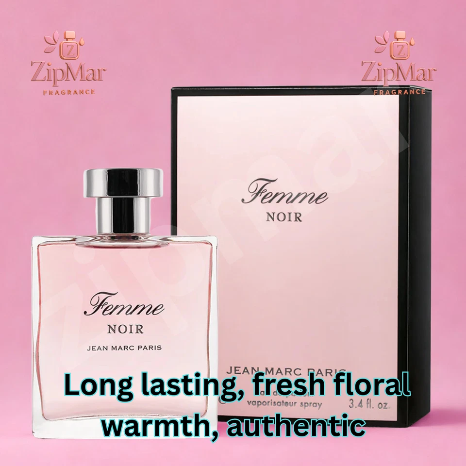 Туалетная вода для женщин Jean Marc Paris Femme Noir 3,4 жидк. унции/100 мл стойкий аромат - Изображение 3 из 4