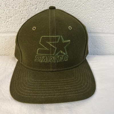 VERY RARE *SAMPLE* Starter SnapBack Hat - 100% Wool - Plain Logo - Broken Snap