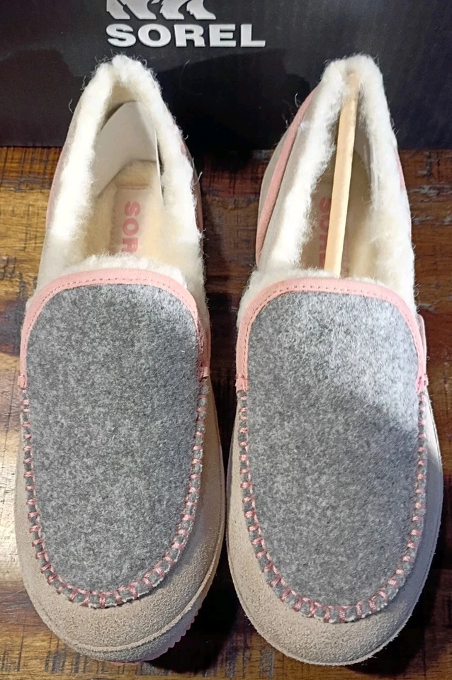 Mujer Sorel Tremblant 2 Gamuza Mocasín Aislante Nieve Zapatilla Interior Exterior Talla 9 Foto 3 de 4