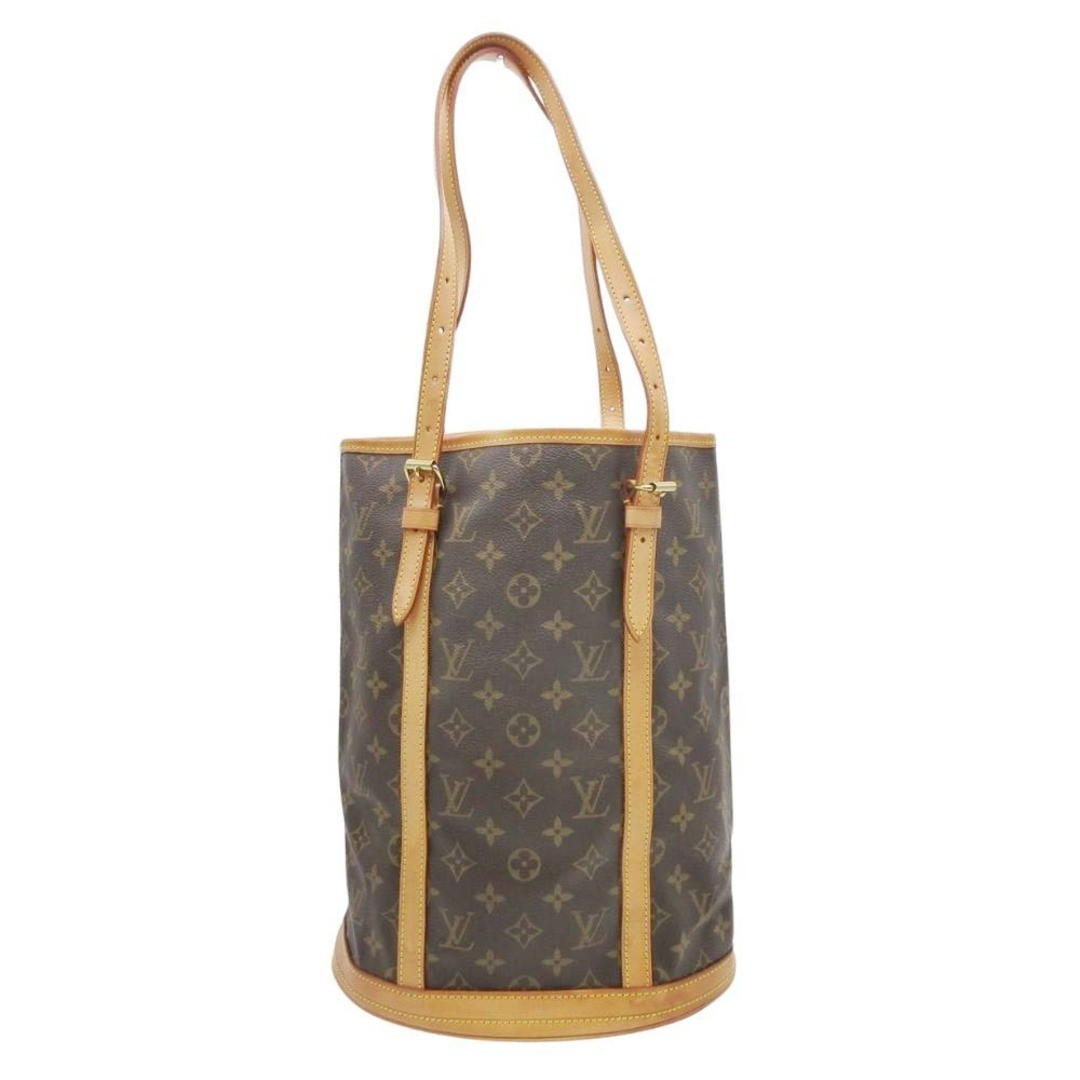 Louis Vuitton Monogram GM Bucket Bag Leather Shoulder Tote M42236