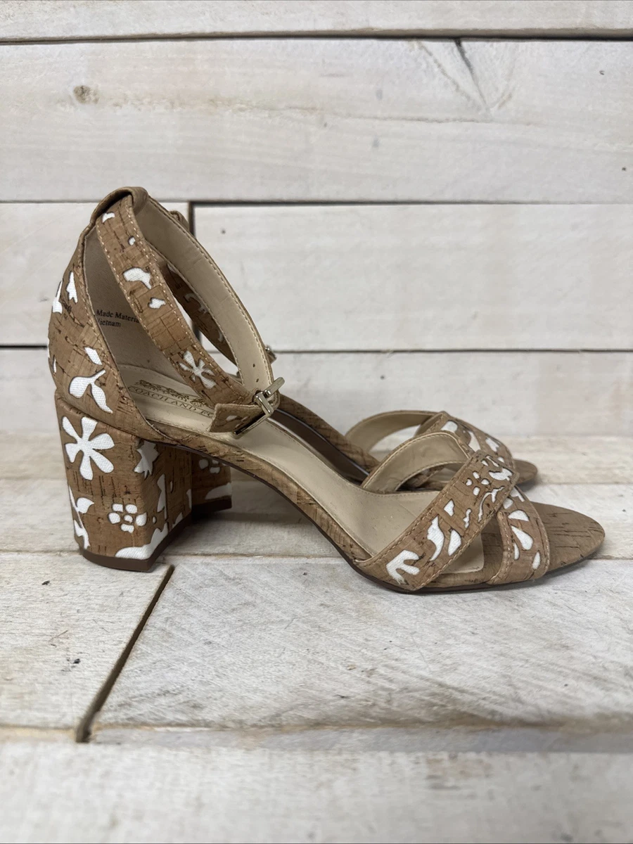 Coach Floral Mid (2-2.9 in) Heel Height Sandals for Women for sale