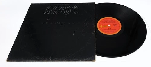 AC/DC Back In Black Vinyl LP Record Aussie MAXICUT 1980 1st Press w/ Insert VG