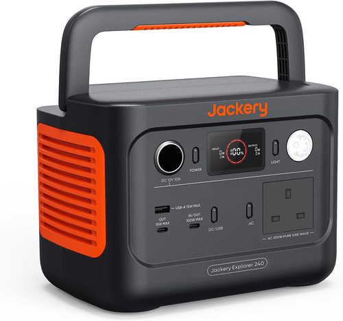 Jackery Explorer 240 V2 Centrale Elettrica - 256Wh, 300W, USB‐C, Ricarica Rapida - Foto 16 di 16