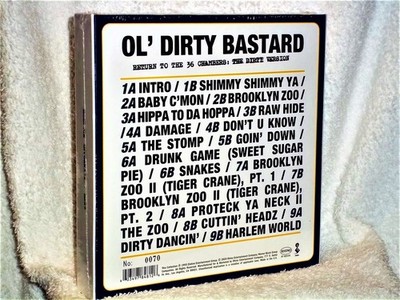 Ol Dirty Bastard Return To 36 Chambers Dirty Version 7” Vinyl