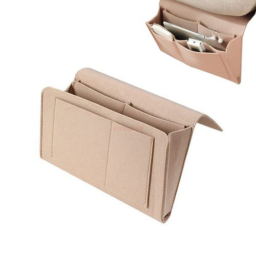 Bedside Felt Storage Sofa Hanging Organizer Book Phone Bag Pocket Remote Holder - Picture 10 of 17