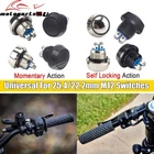 Motorcycle Momentary/Self-locking Action Fit For Most M12 Screw Buttons Switches