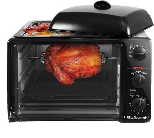 Elite ETO4510BX Double door Toaster Oven Rotisserie | eBay
