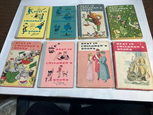 Lot of 8 Vintage 1957-60 BEST IN CHILDREN'S BOOKS HC
