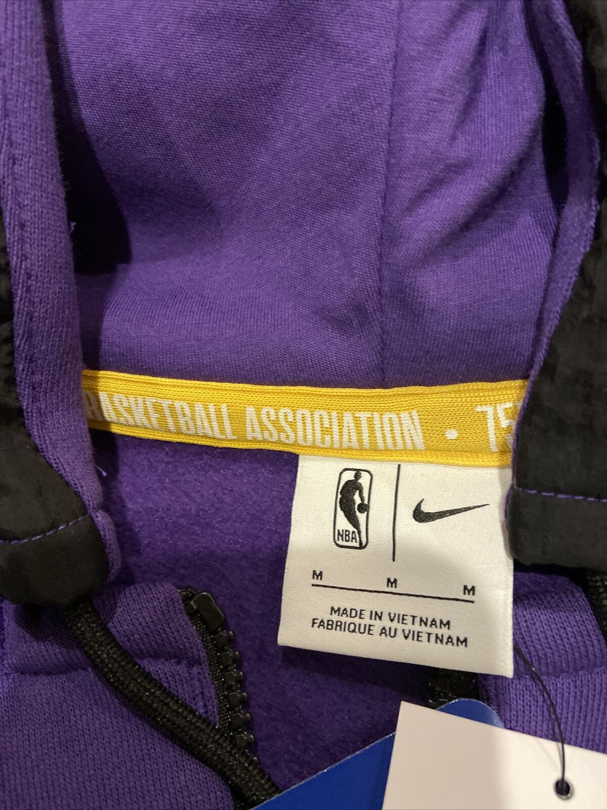 Lids Los Angeles Lakers Nike Courtside Versus Stitch Split Pullover Hoodie - Gold