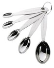 Stainless Steel Measuring Spoon Set Silver, Standard
