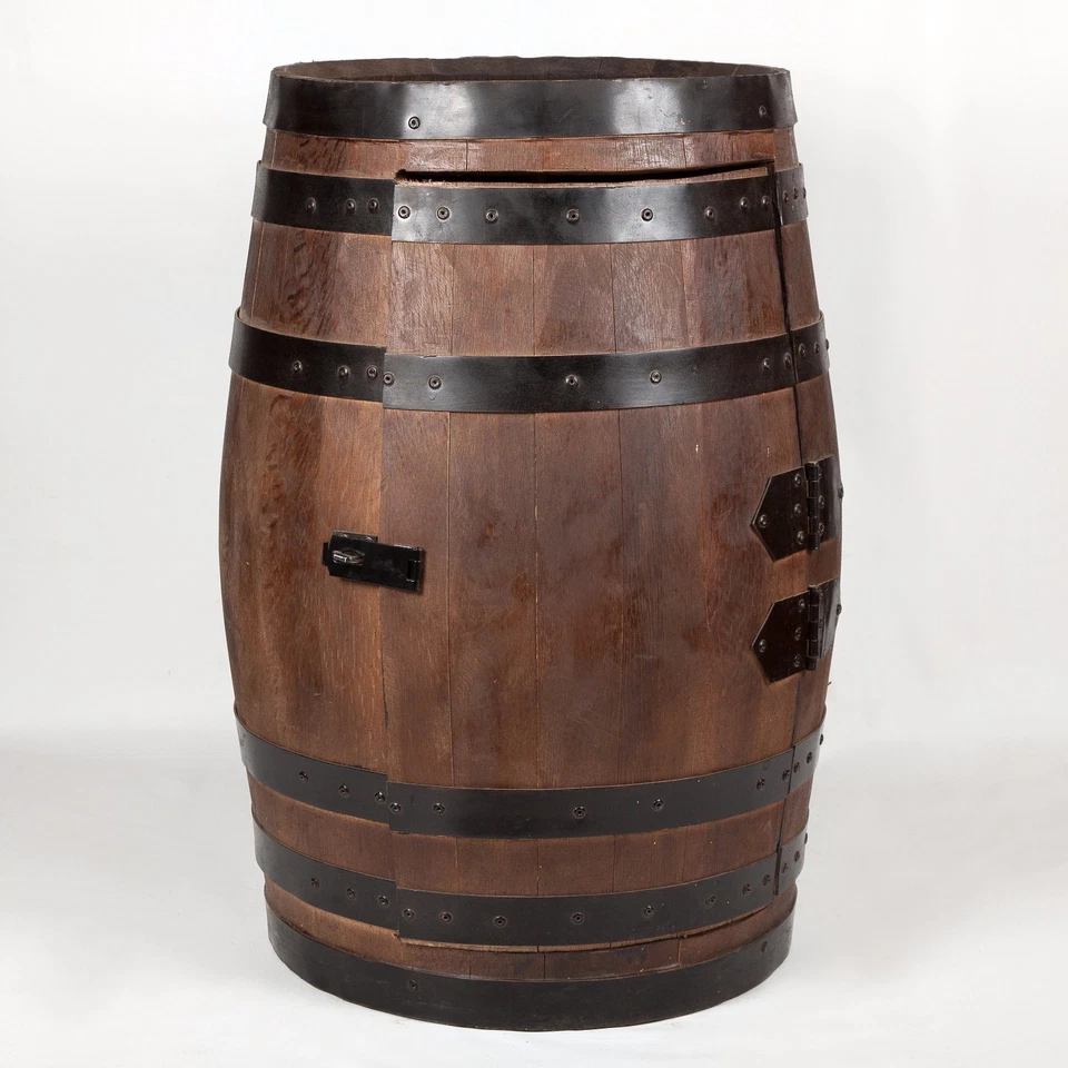 Barriles de whisky 30 galones estantes giratorios estante de vino y barril de vino Susan perezoso Foto 2 de 4