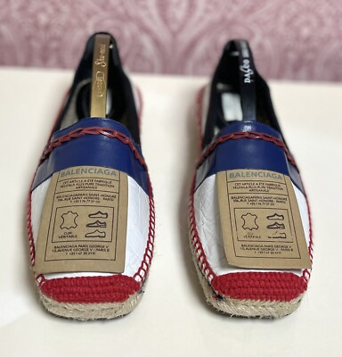 Damen Espadrilles Balenciaga Ziernähte Größe UK 4 EU 37 zweimal getragen