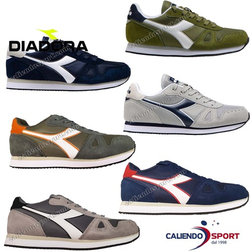 SCARPA DIADORA UOMO 173745 SIMPLE RUN ROSSO VERDE BIANCO NERO BLU | eBay