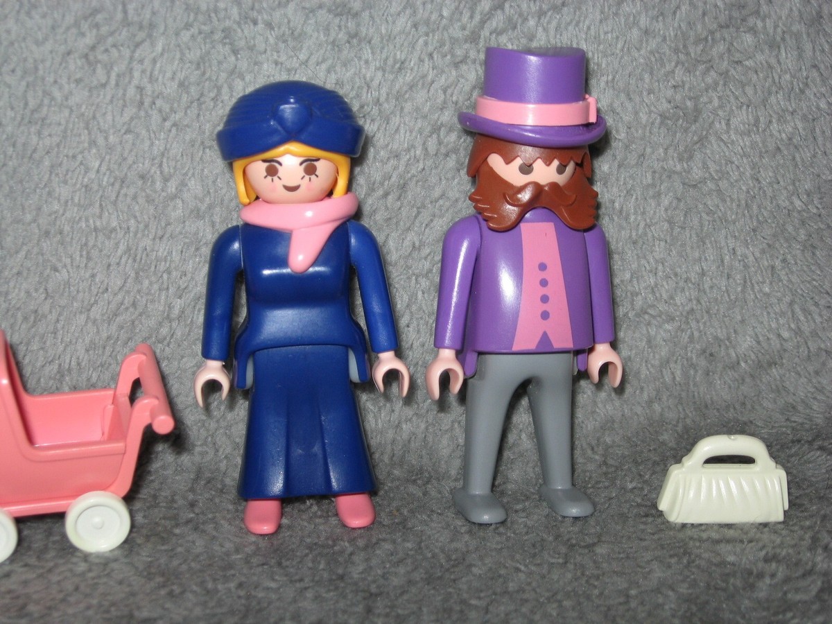 Playmobil #5507/5300 Victorian Family - Figure Man Woman Stroller