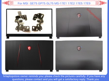 For MSI GE75 GP75 GL75 MS-17E2 17E5 17E9 17E1 LCD Back Cover / Bezel / Hinges