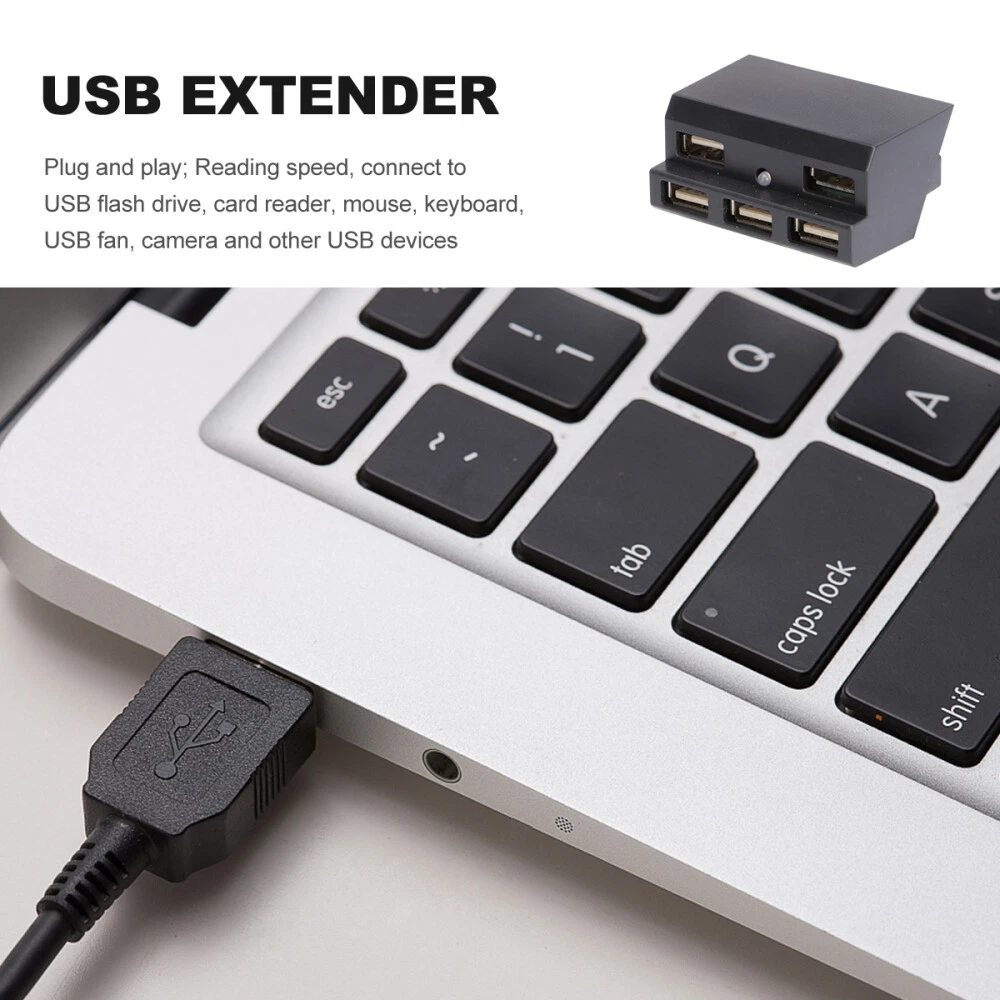 Multi-Port USB Hub Expander with Fast Charging for PC & Laptop