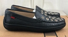 MARC JOSEPH NEW YORK Unisex-Child Leather Mott Street Grommet Loafer Size 3