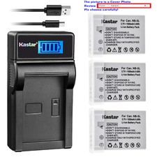 Kastar Battery LCD Charger for Canon NB-5L CB-2LX & Canon Digital IXUS 850 IS