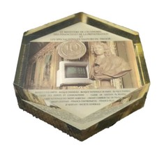 Rare Presse papier inclusion Résine pièce 10 franc 1987 Ministère Des Finances.