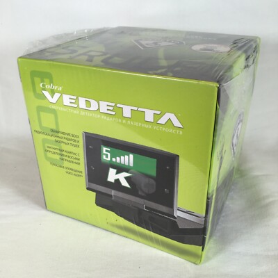 NEW COBRA (RUSSIA LANGUAGE) Vedetta  Radar/Laser Camera Detector Model SLR 600RU