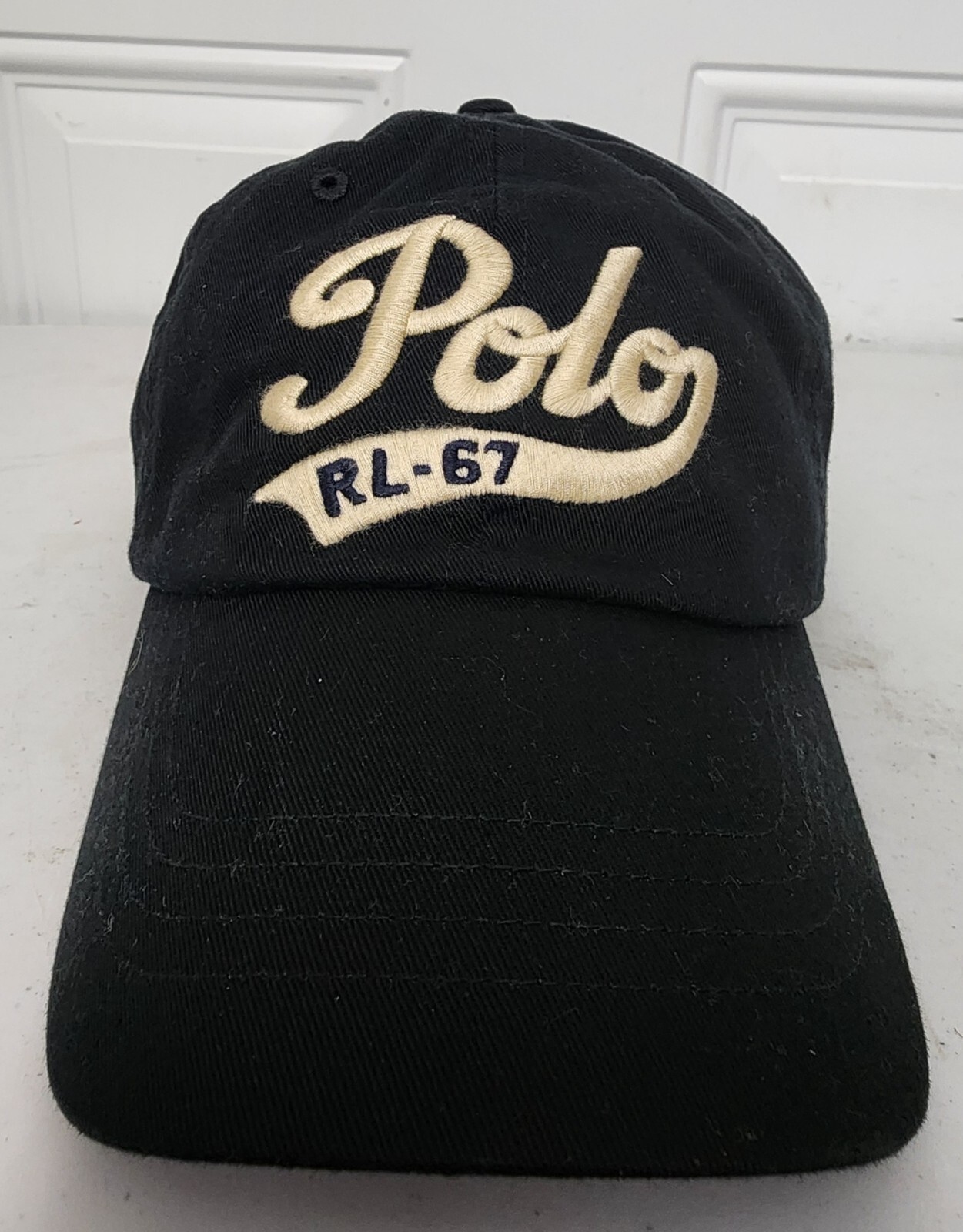 Polo Ralph Lauren Polo RL 67 Cursive Logo Leather Str… - Gem
