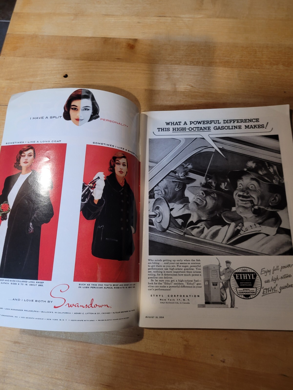 Sports Illustrated First 1st Issue AUG 1954 "Collectible Reprint" with