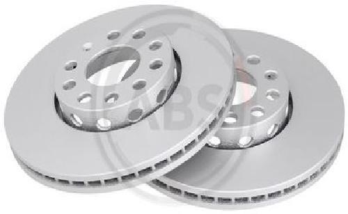 2x Original A.B.S. Brake Disc 16098 for Audi Seat Skoda VW