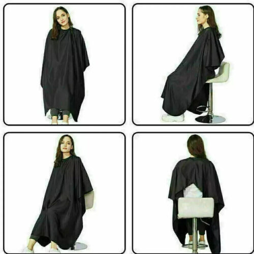 Professional Hairdressing Gown Cape Shave Apron Hair Cutting Salon Barber UK - Picture 2 of 12